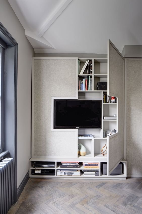 Full height TV cabinet