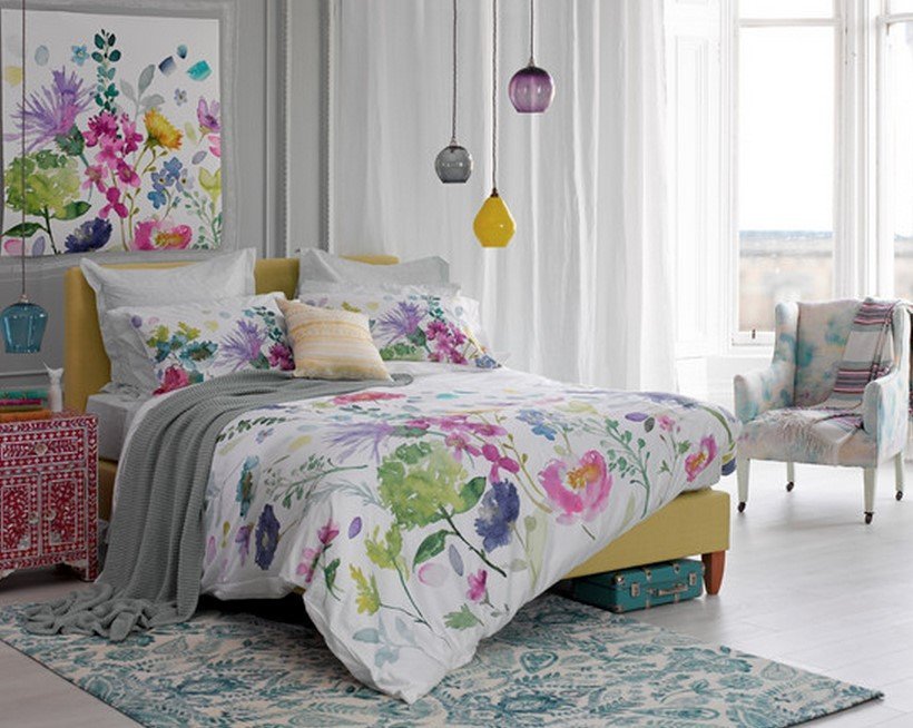 Artistic Florals on Fabric_Interior trends