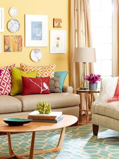 Bold and bright in Interiors color trends