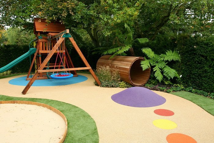 kids playzone backyard garden 