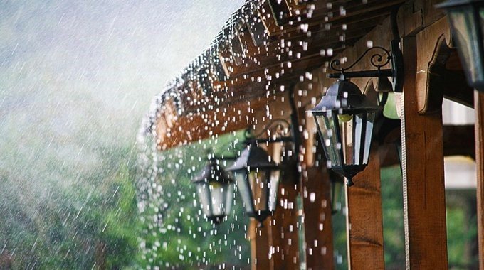 Image result for rainy house