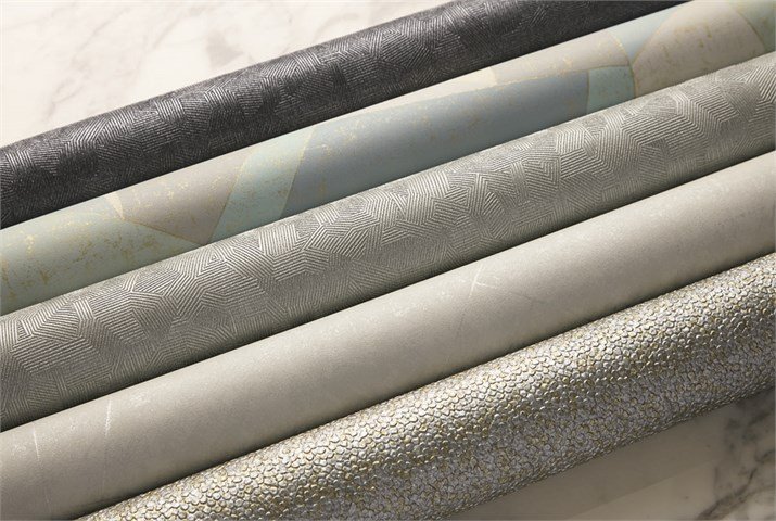 Fabric Vinyl Wallpaper rolls