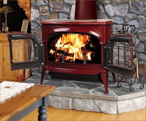 woodstove to keep room warm in winters