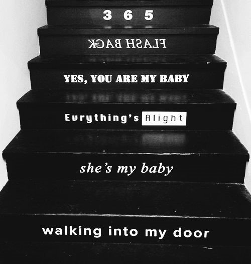 Stair decoration ideas-go lyrical