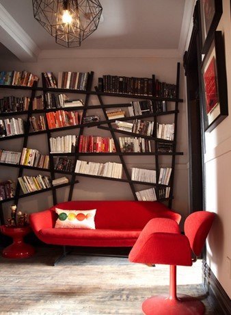 bookshelves_living room decorating ideas