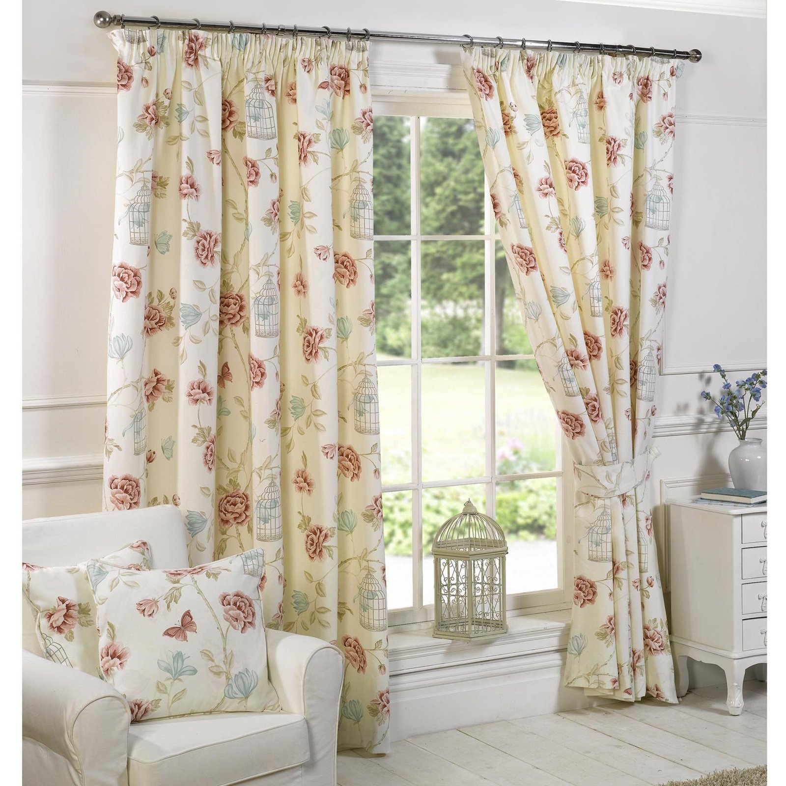 floral draping curtains spring collection
