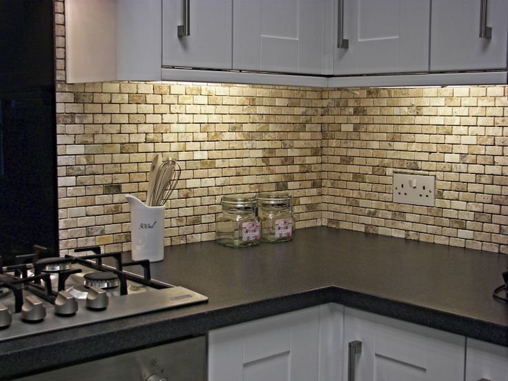 Faux-Brick-Kitchen-Backsplash-ideas