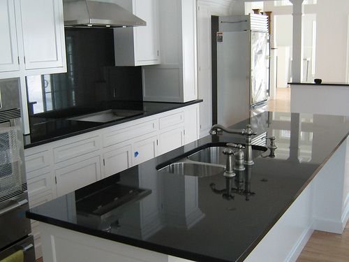 Granite kitchen countertop