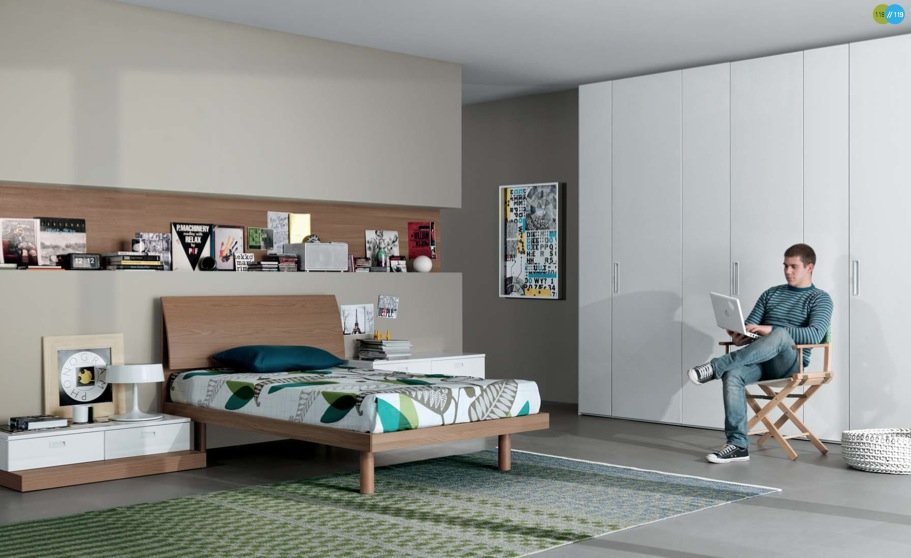 contemporary style Teen Room Design