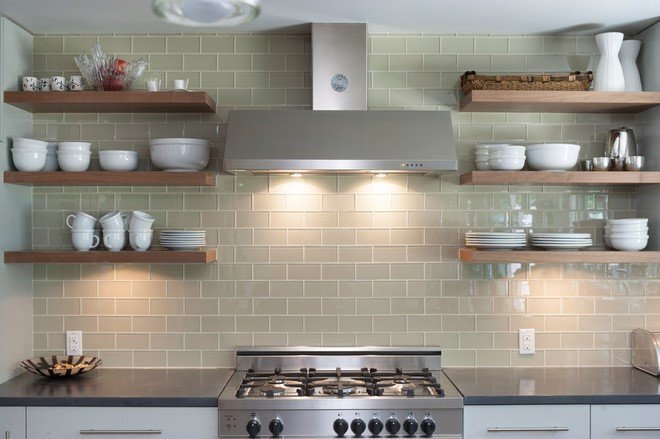 Open shelves kitchen ideas