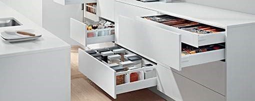 Roll out drawers kitchen