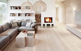light toned wooden flooring