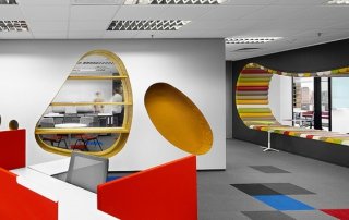 creative office working environment