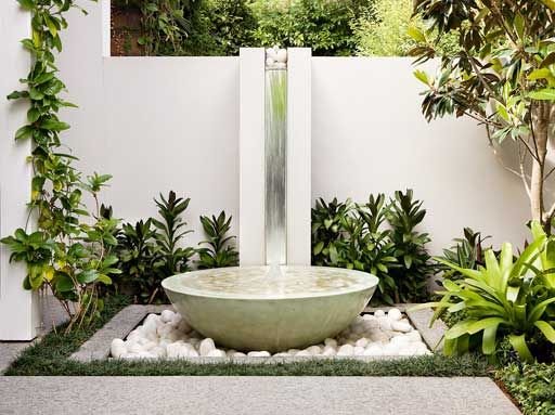 fountain-garden-garden-fountains-to keep building cool in summer