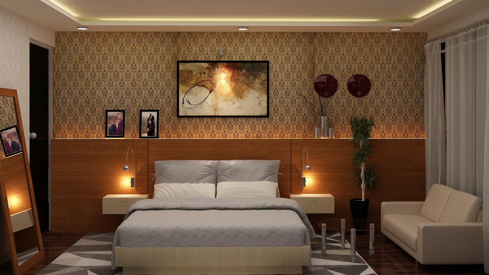 BedRoom Interior Designer Contemporary Living Room Interior