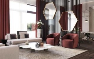 wooden partition panels