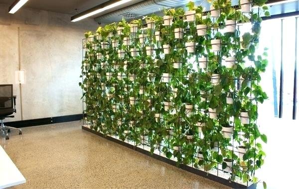 vertical plant vertical indoor wall office planters