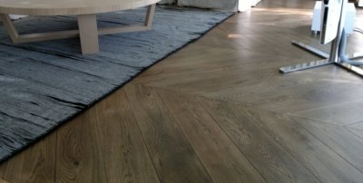 Chevron Clad Flooring