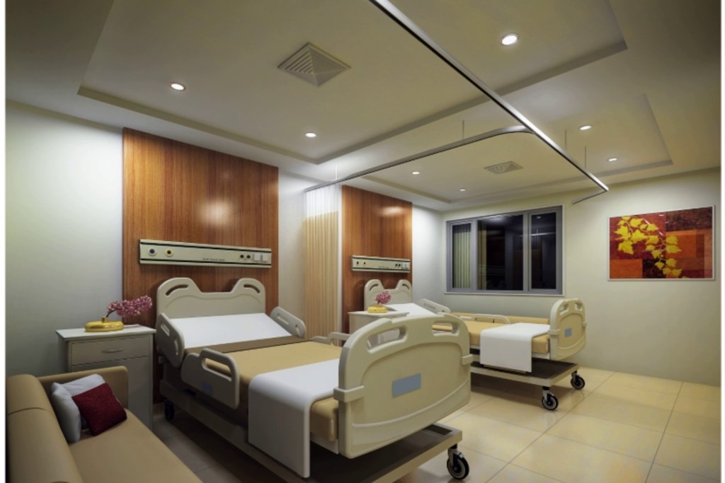 Hospital clinic nursing home interiors