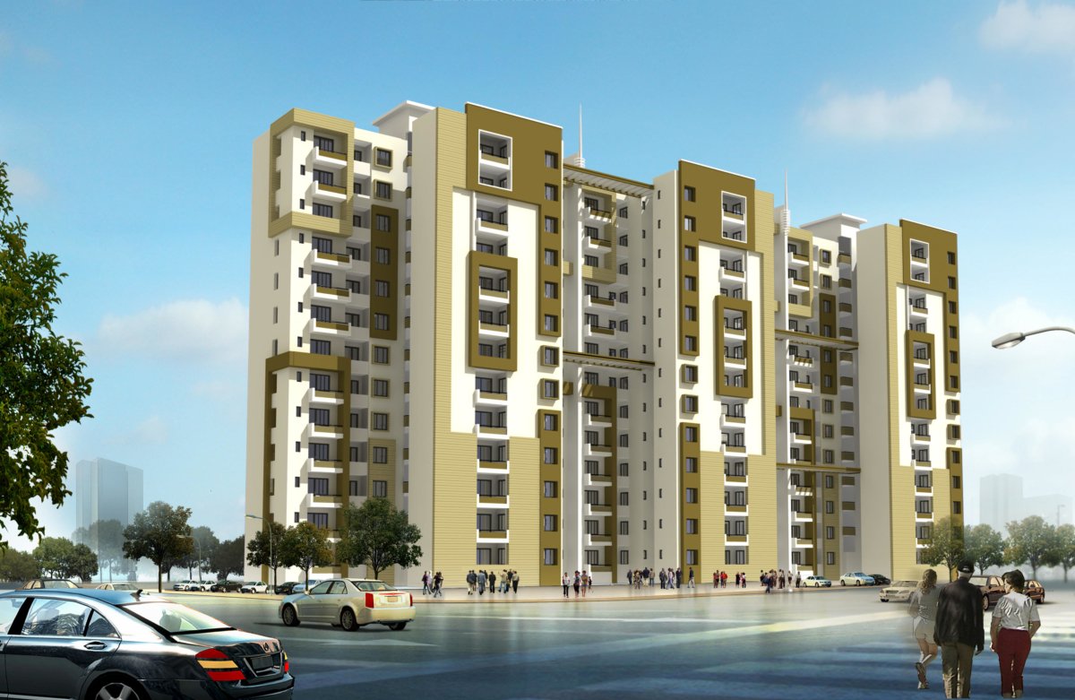 Spring Green Lucknow Group Housing Architect