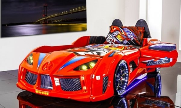 Real look sports Car shaped Bed