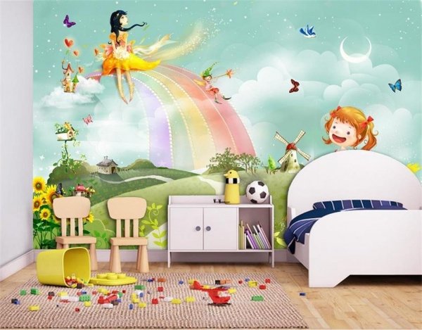 fairyworld wallpaper_kids room