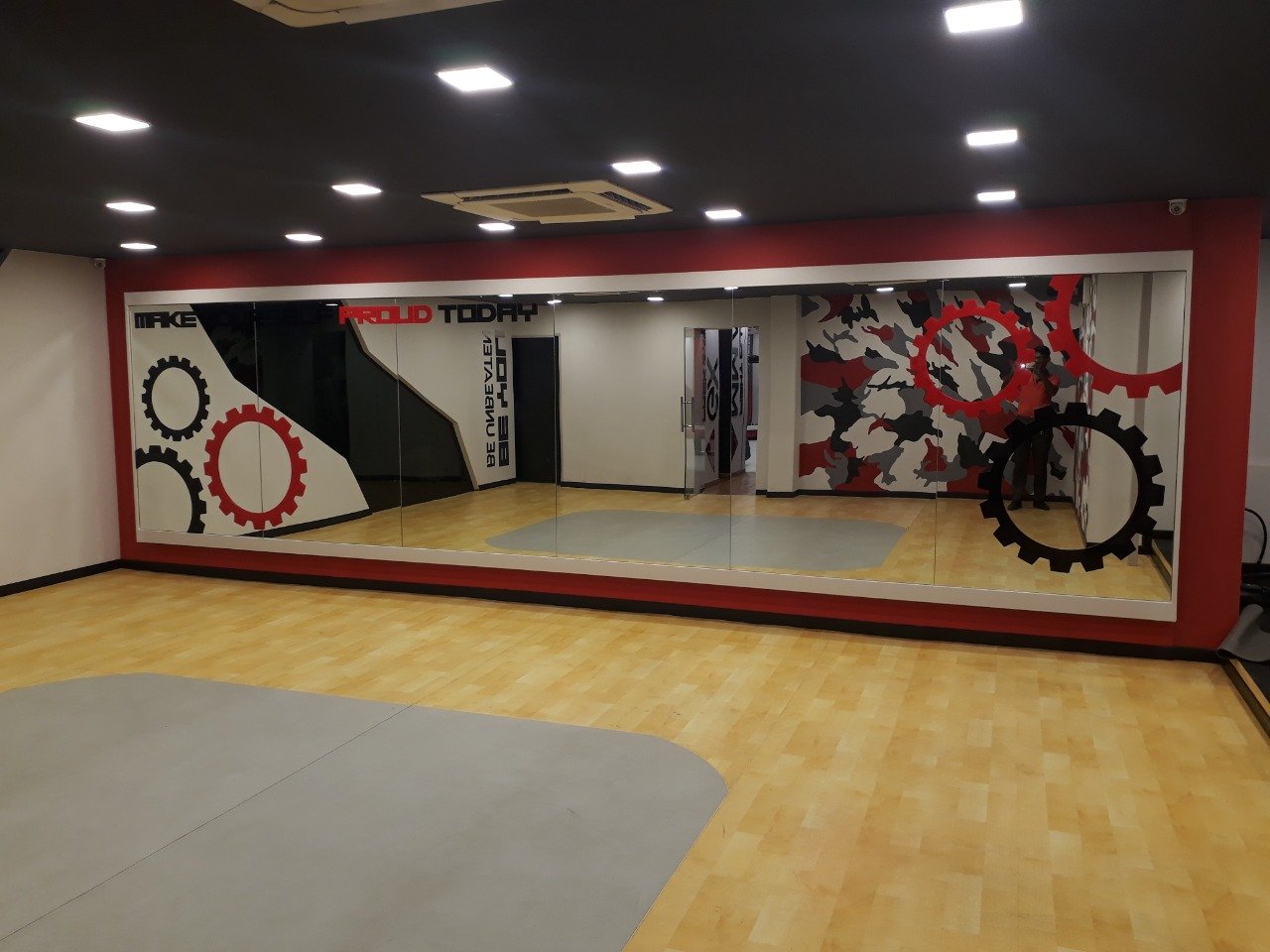 fitness centre gymnasium interiors